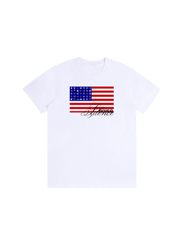 "USA" WHITE TEE