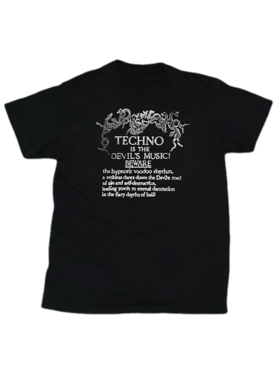 “TECHNO” TEE BLACK