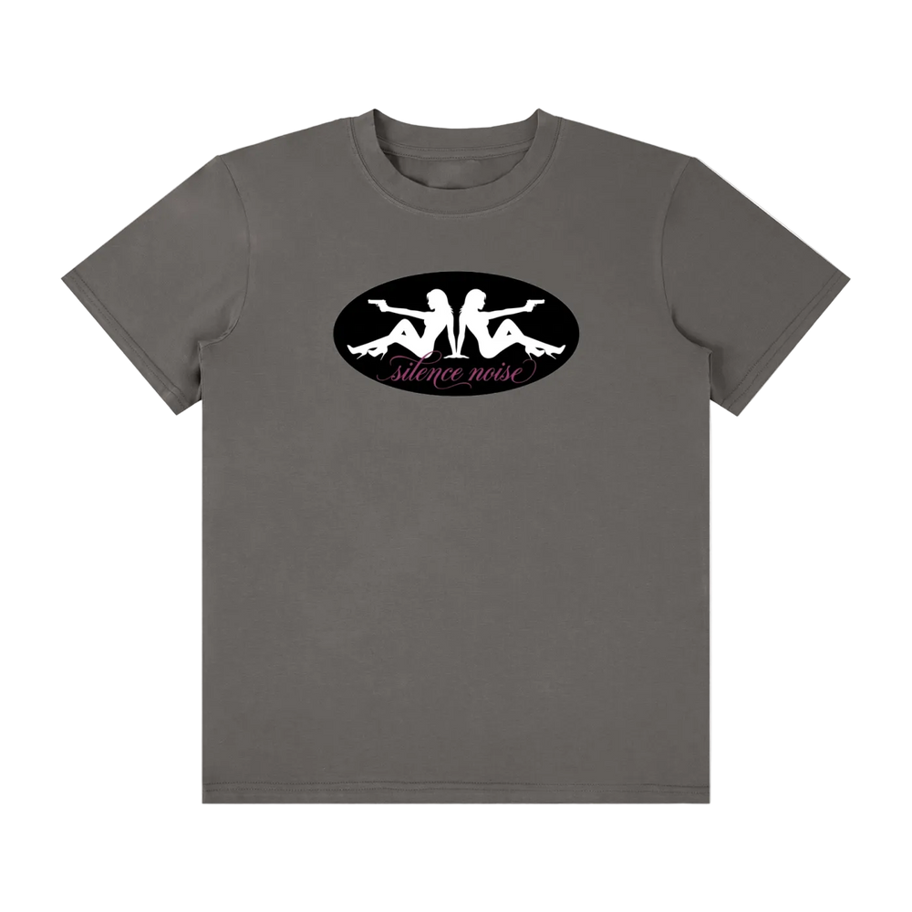 “GIRLS.AND.GUNS” TEE ASH