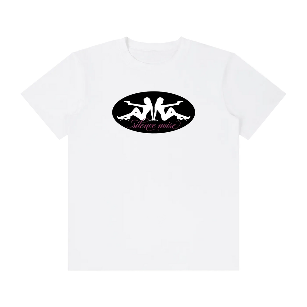 “GIRLS.AND.GUNS” TEE WHITE