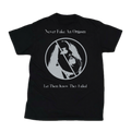 “NEVER FAKE A ORGASM” TEE BLACK