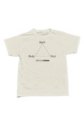 “SPIRIT.BODY.SOUL” TEE WHITE