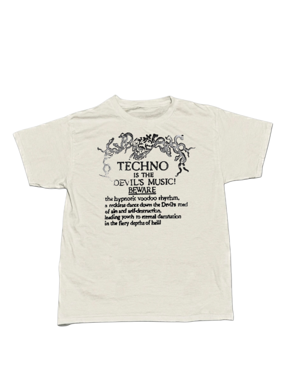 “TECHNO” TEE WHITE