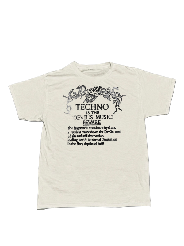 “TECHNO” TEE WHITE