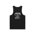 "TECHNO" TANK TOP BLACK