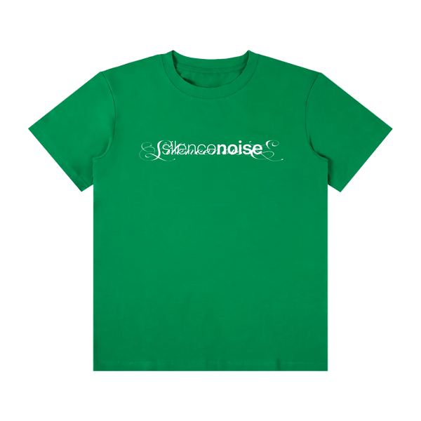 “SILENCE NOISE 2” TEE GREEN