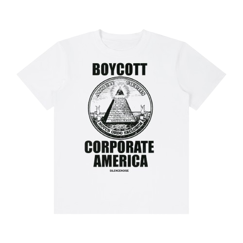 “BOYCOTT” TEE WHITE
