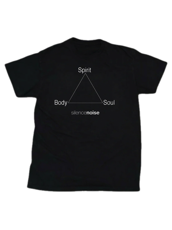 “SPIRIT.BODY.SOUL” TEE BLACK