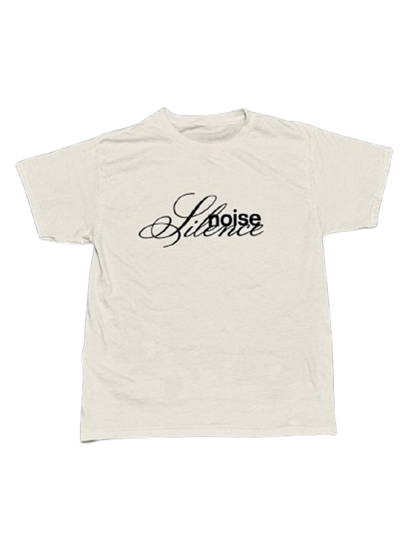 “SILENCE NOISE” TEE WHITE